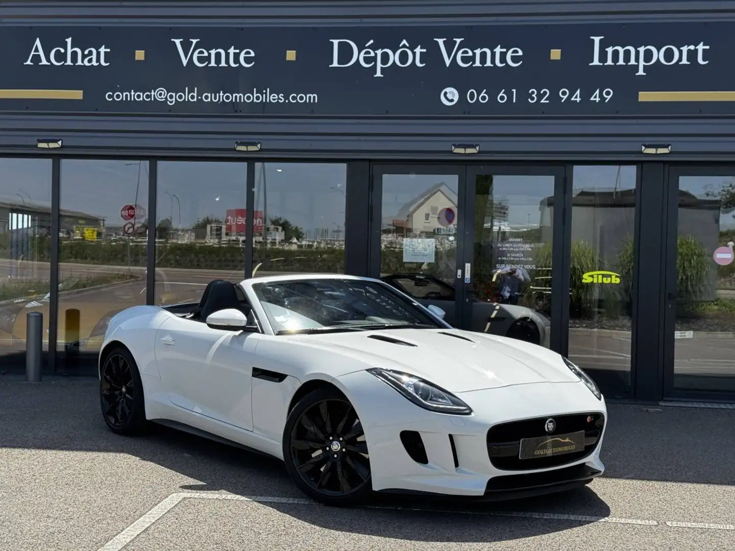 Jaguar F-Type 5.0 V8 S BVA8 Blanc - 2