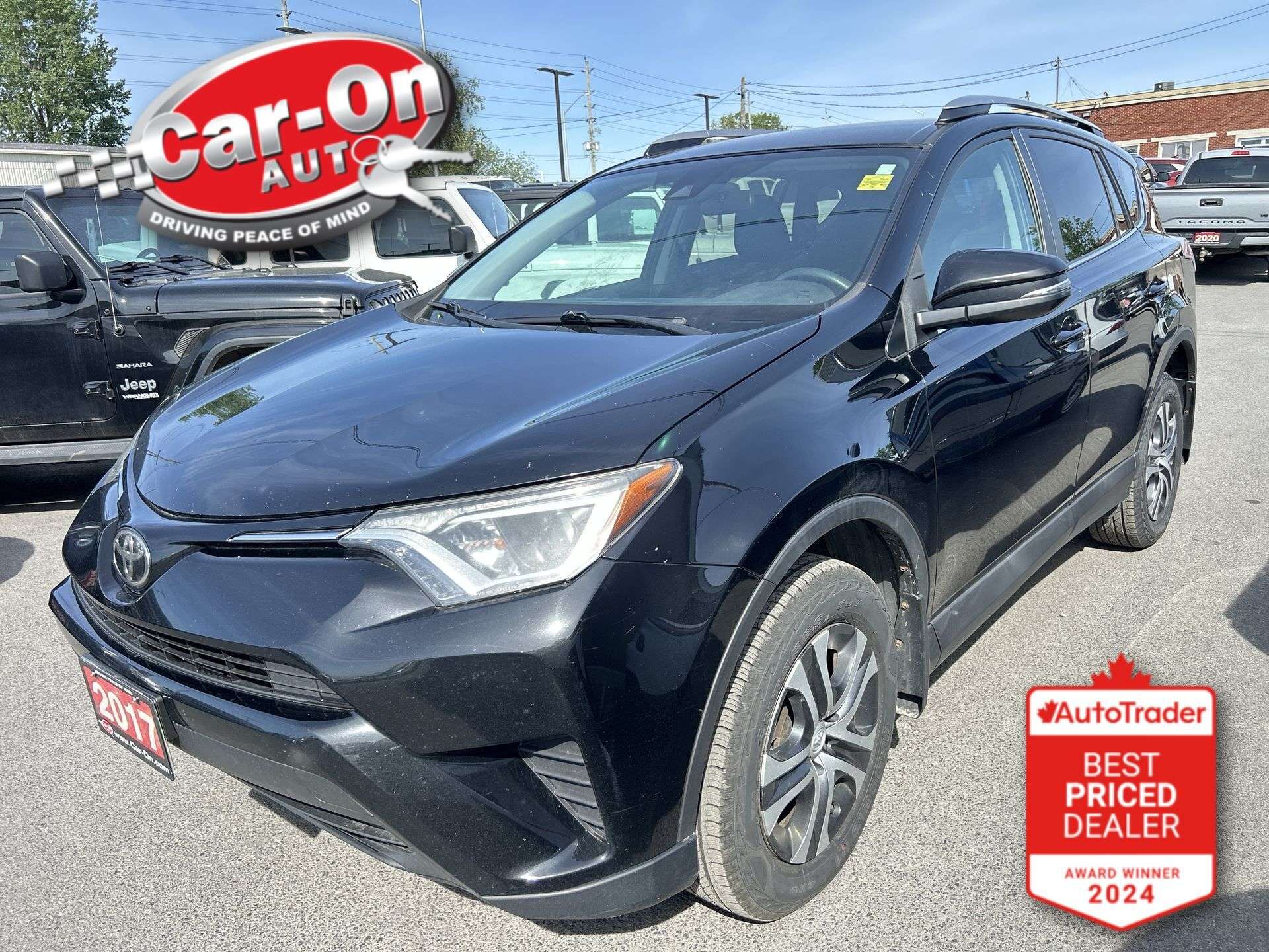 Black 2017 Toyota RAV4 LE AWD SUV / Crossover All-Wheel Drive Automatic
