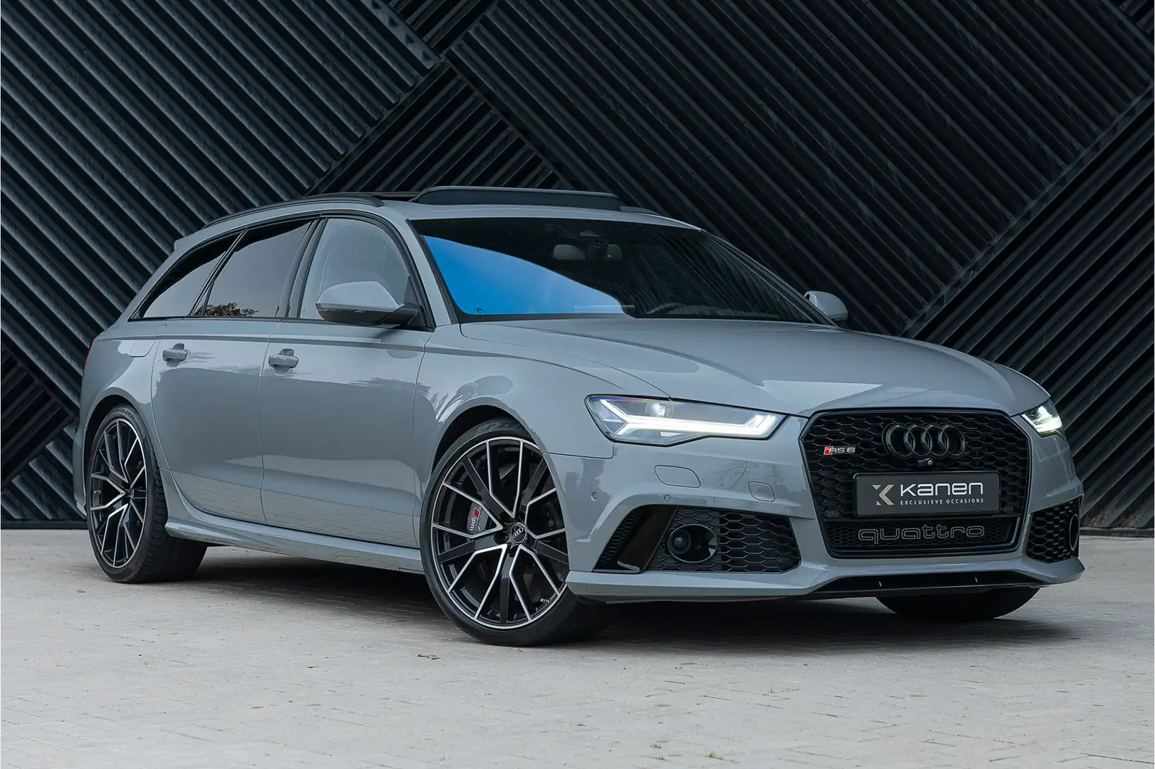 Audi RS6 4.0 TFSI Quattro Performance ACC Keramisch Pano Ca Grijs - 1