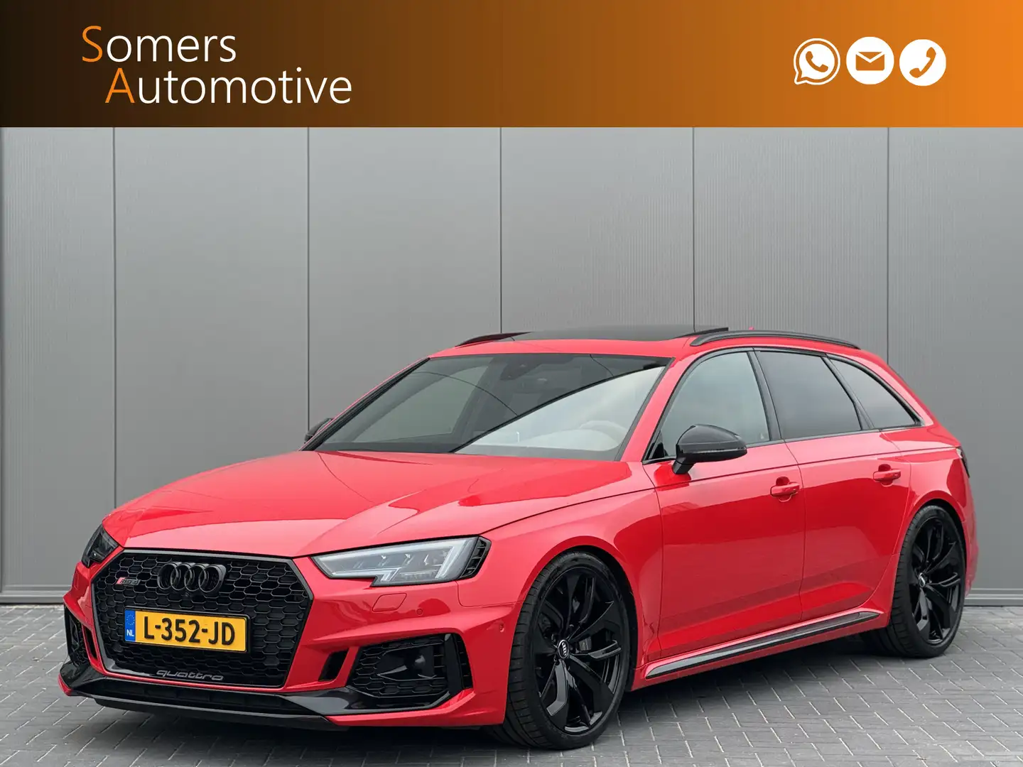 Audi RS4 Avant 2.9 TFSI quattro | Keramisch | Panorama | B& Rood - 1