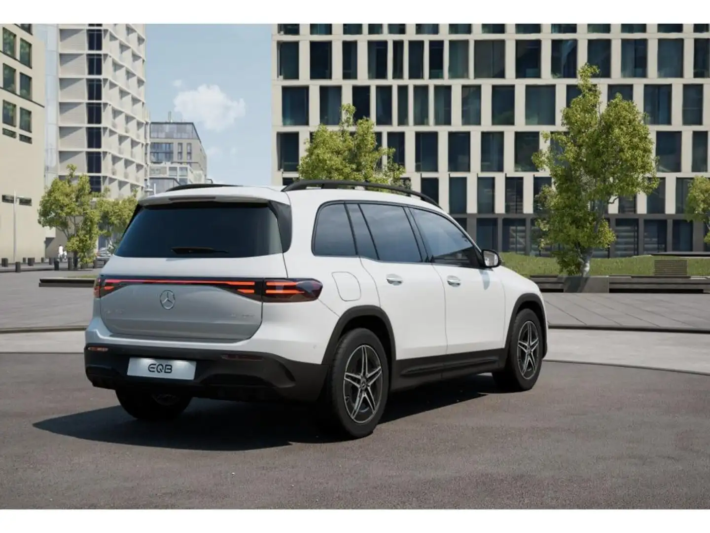 Mercedes-Benz EQB 350 4M AMG-Sport/Night/Distr/Memo/7.Sitze/18 Weiß - 2
