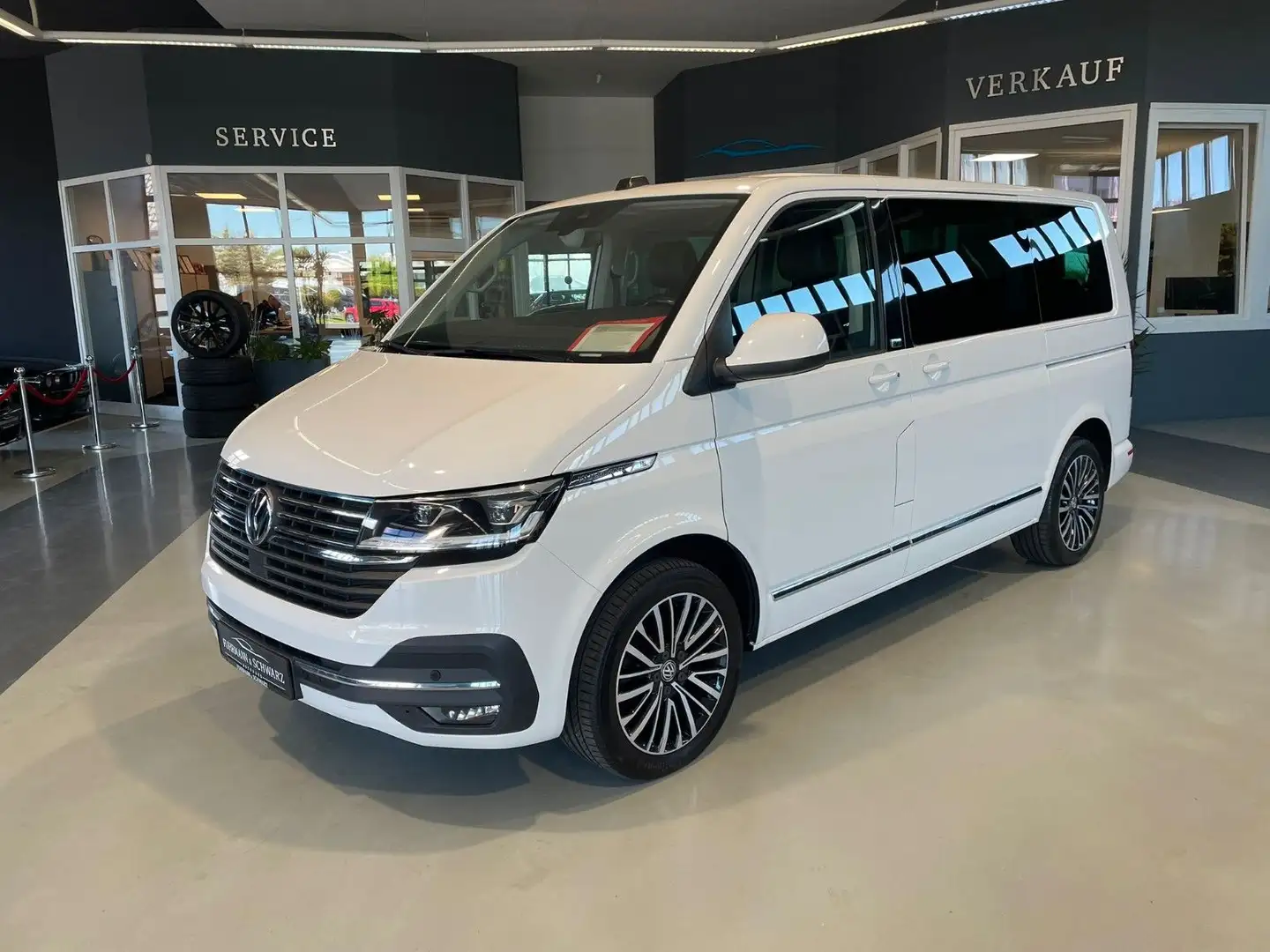 Volkswagen T6 Multivan T6.1 Multivan Gen.SIX LED+Standh+ACC+Rfkam+AHK Biały - 1