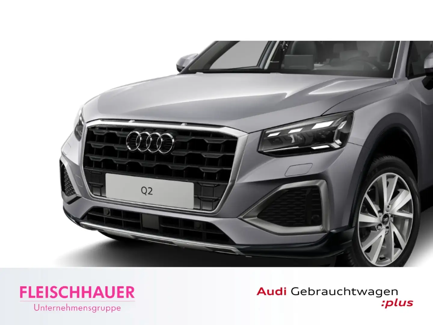 Audi Q2 35 TFSI advanced 1.5 EU6e Matrix LED+NAVI+AHK+VC+A Silber - 2