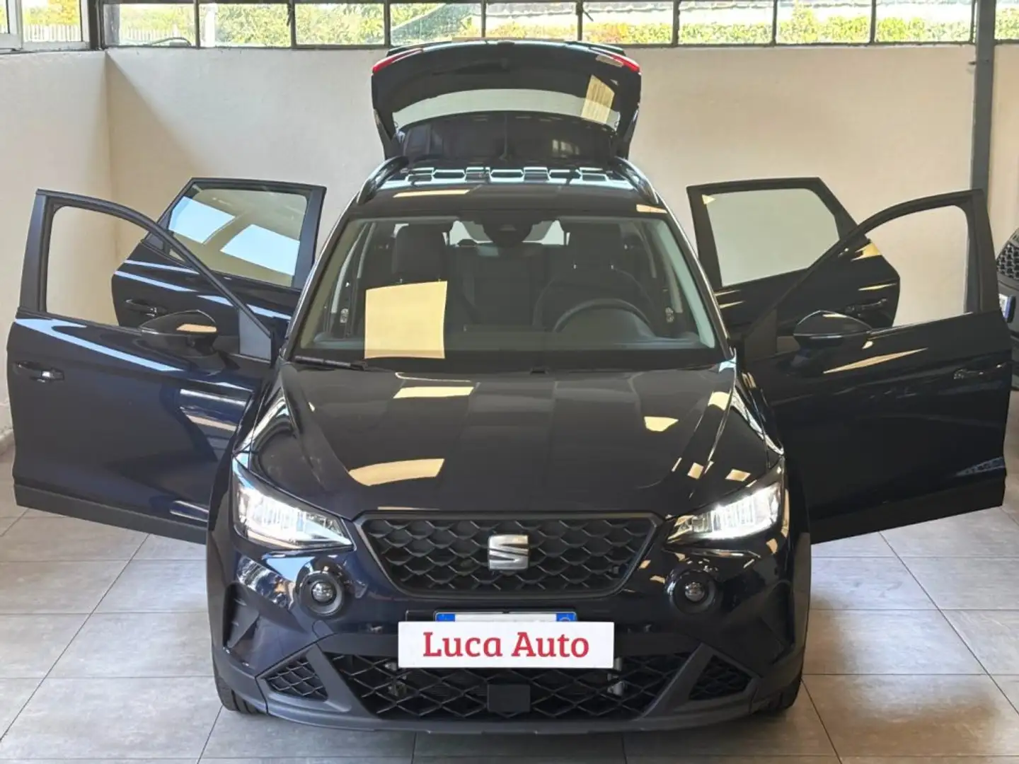 SEAT Arona 1.0 TGI 90CV *UNICO PROP.*APPLE-ANDROID*SENSORI* Bleu - 1