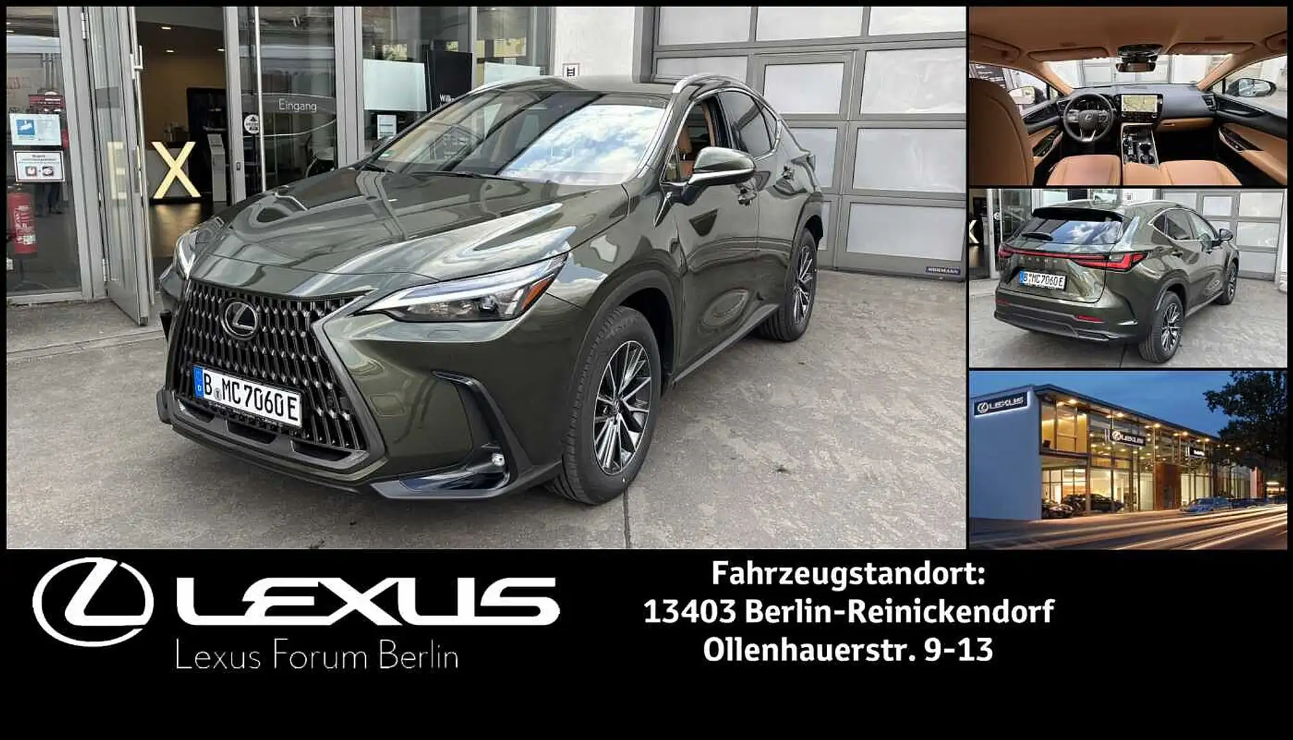Lexus NX 450h+ NX450h+ E-FOUR EXECUTIVE LINE *Technologie+Interie Zelená - 1