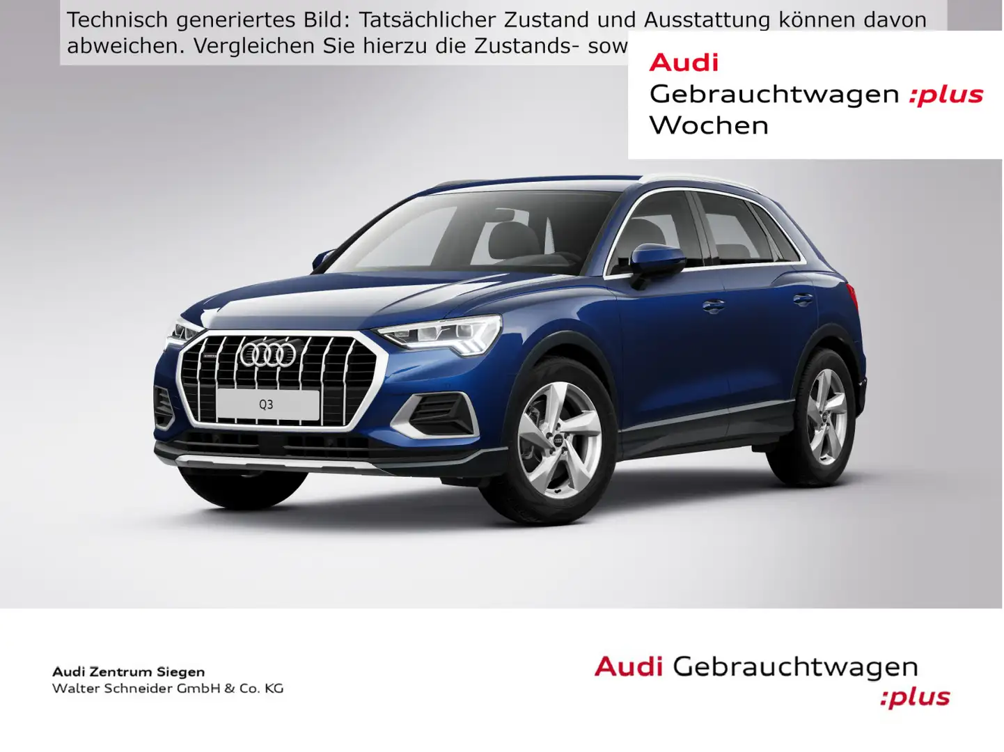 Audi Q3 40 TDI quattro advanced LED Navi VC Blau - 1