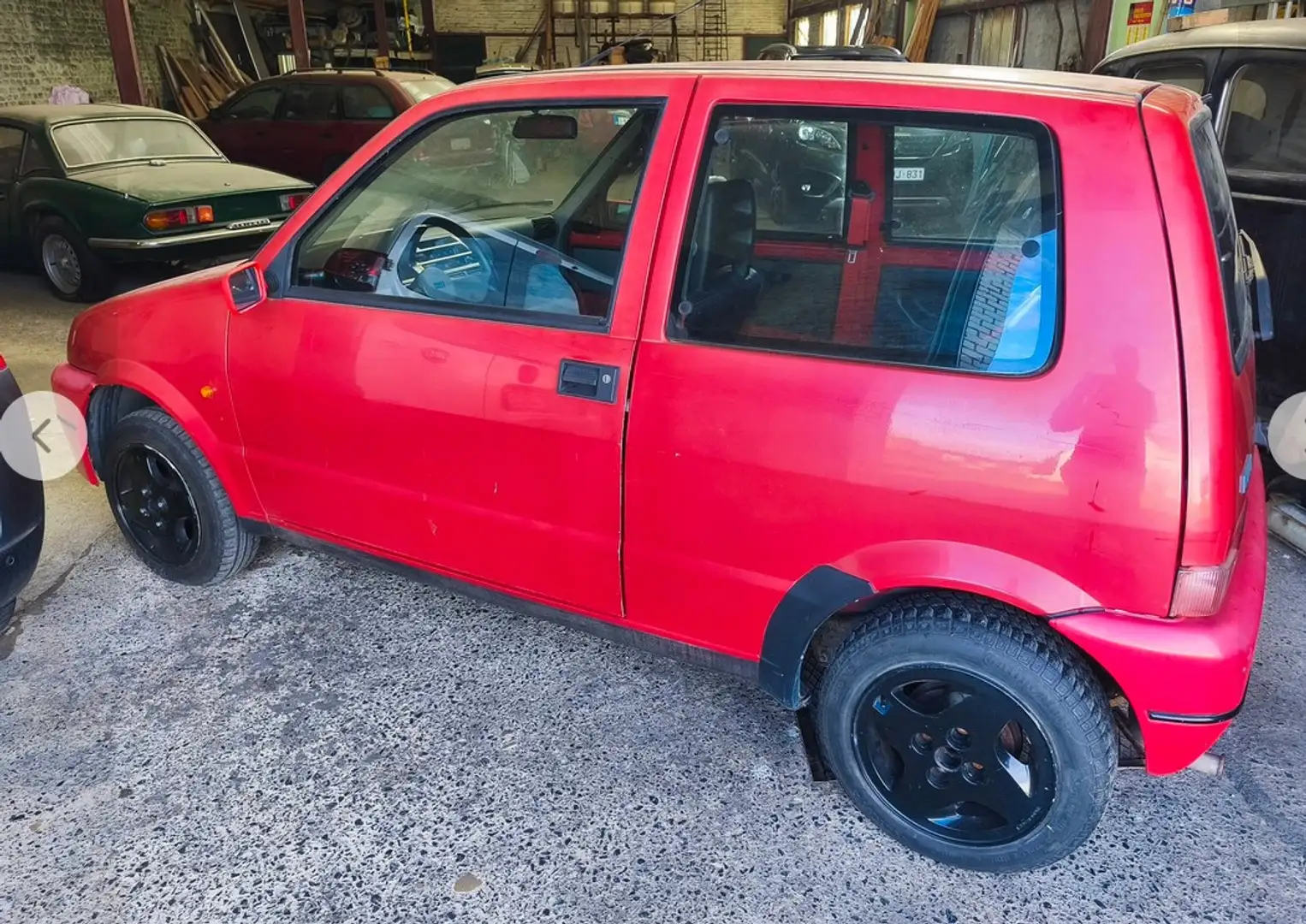Fiat Cinquecento 0.9i Base Rojo - 1