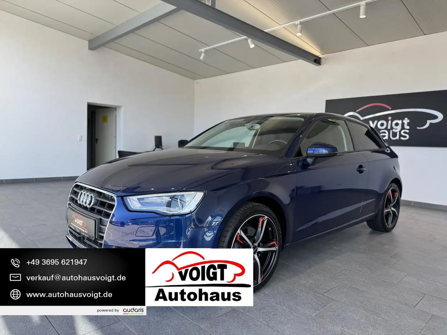 Audi A3 2.0 TDI Quattro 3 Türen ACC MMI Xenon Modrá - 1
