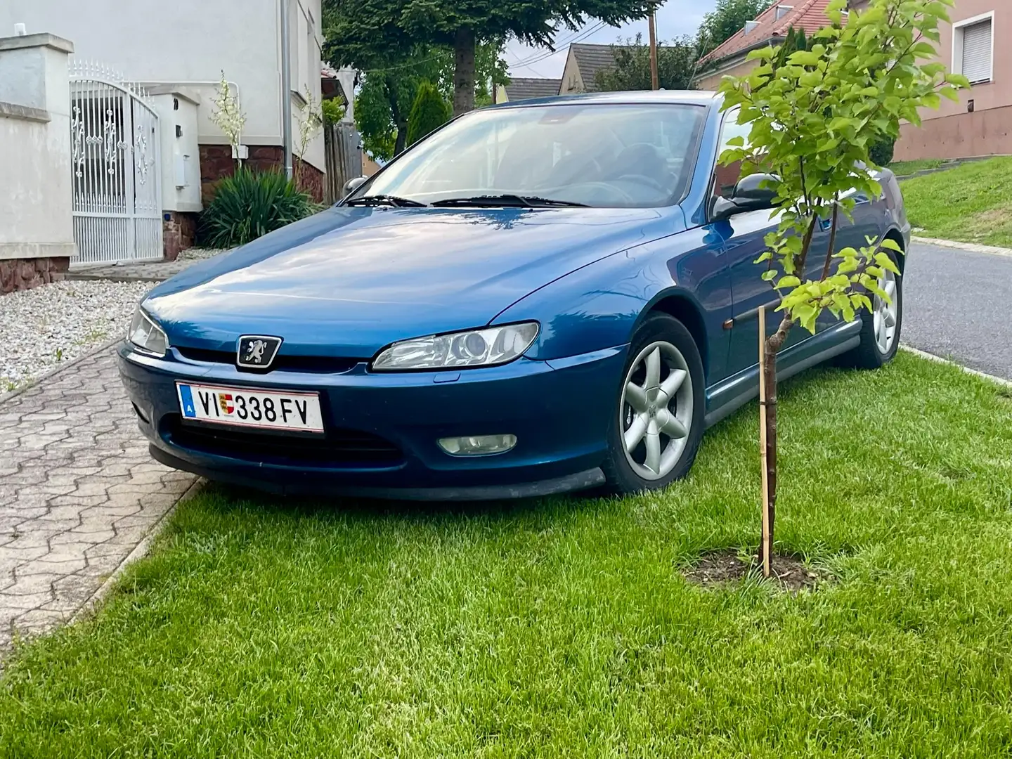 Peugeot 406 406 Coupé V6 24V Automatik mit schwarzem Leder Blau - 1
