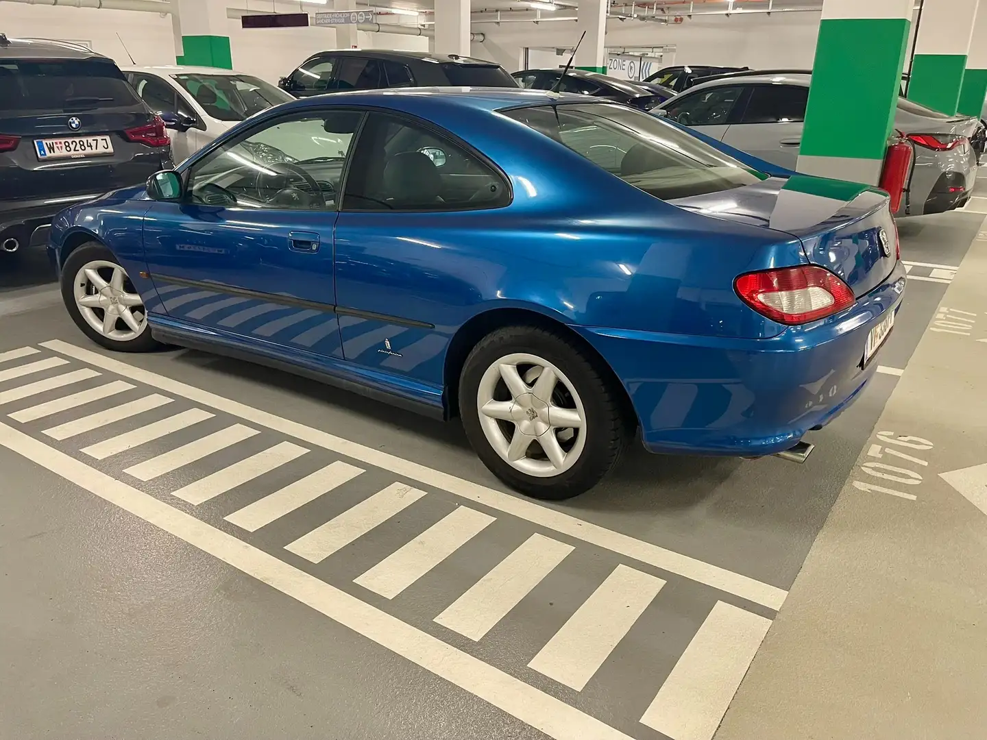 Peugeot 406 406 Coupé V6 24V Automatik mit schwarzem Leder Blau - 2