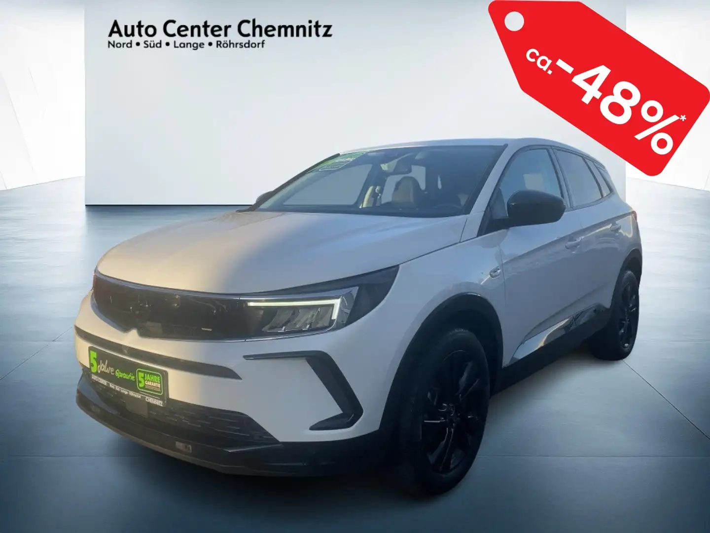 Opel Grandland 1.2  GS LED/KlimaA/SHZ/LHZ/PDC/Kamera Weiß - 2