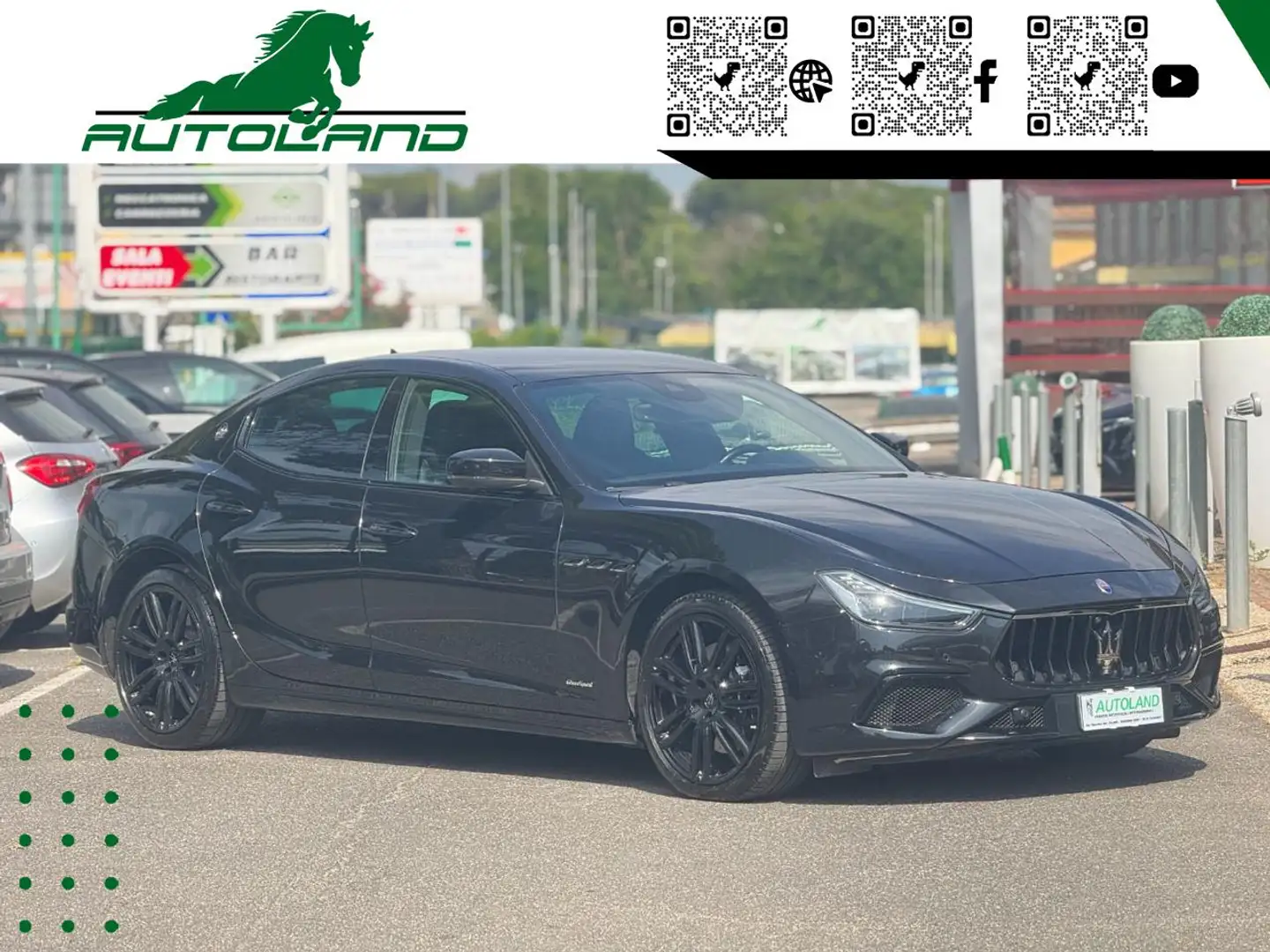 Maserati Ghibli 3.0V6 275cv Gransport Service Maserati Full Nero - 2