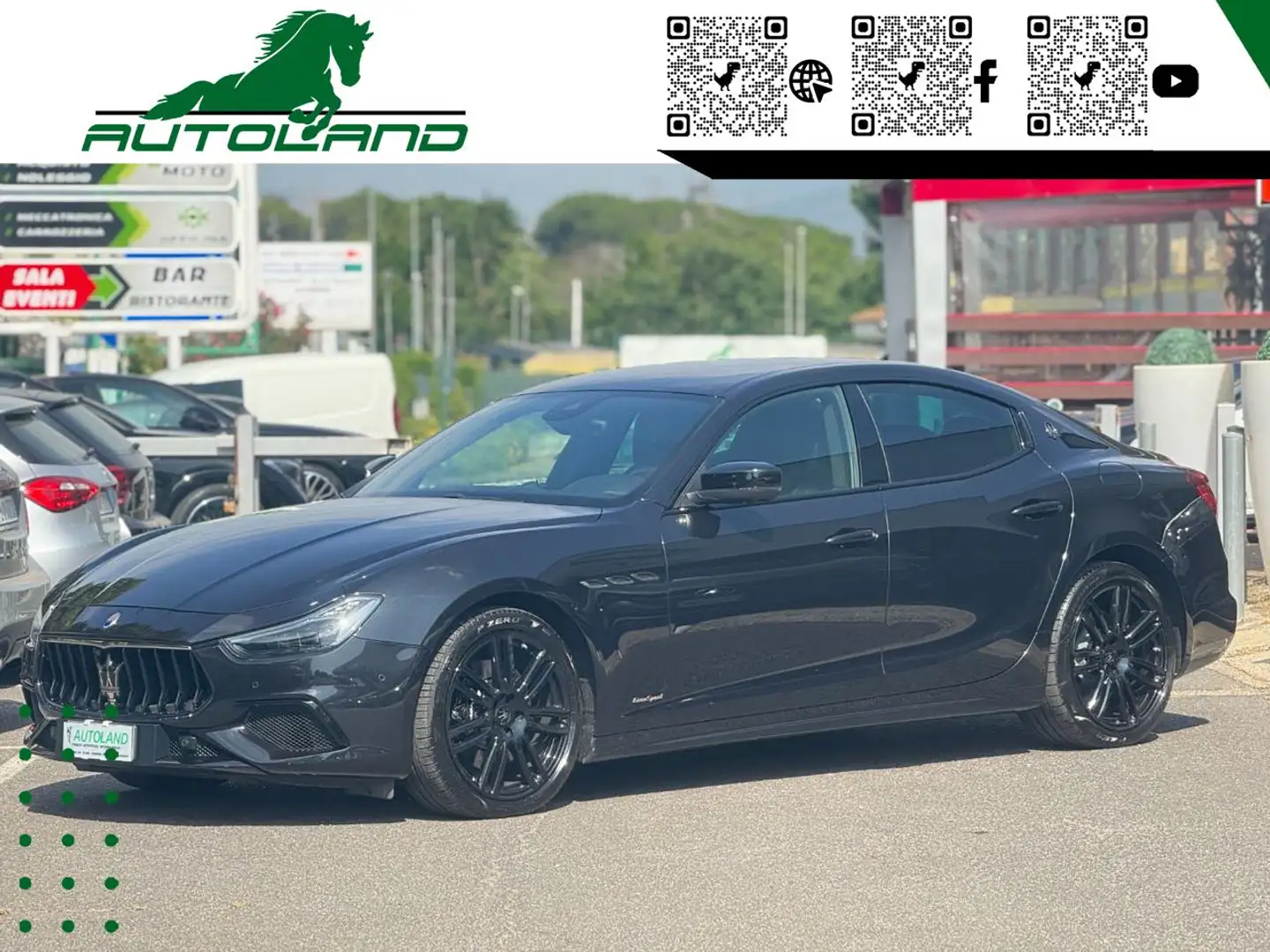 Maserati Ghibli 3.0V6 275cv Gransport Service Maserati Full Nero - 1