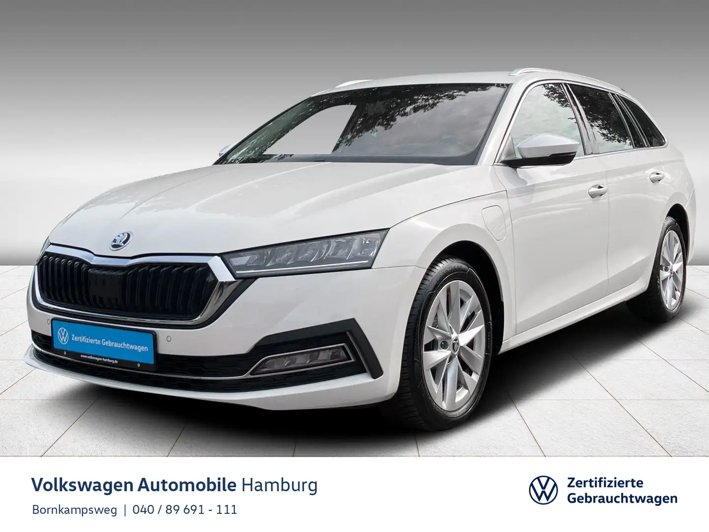 Skoda Octavia Combi 1.4 TSI iV Sunset DSG Navi Sitzhzg Blanc - 1