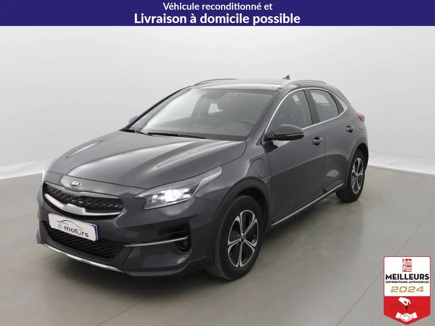 Kia Ceed / cee'd XCeed 1.6 GDi Hybride Recharge 141 DCT6 Active Gris - 1