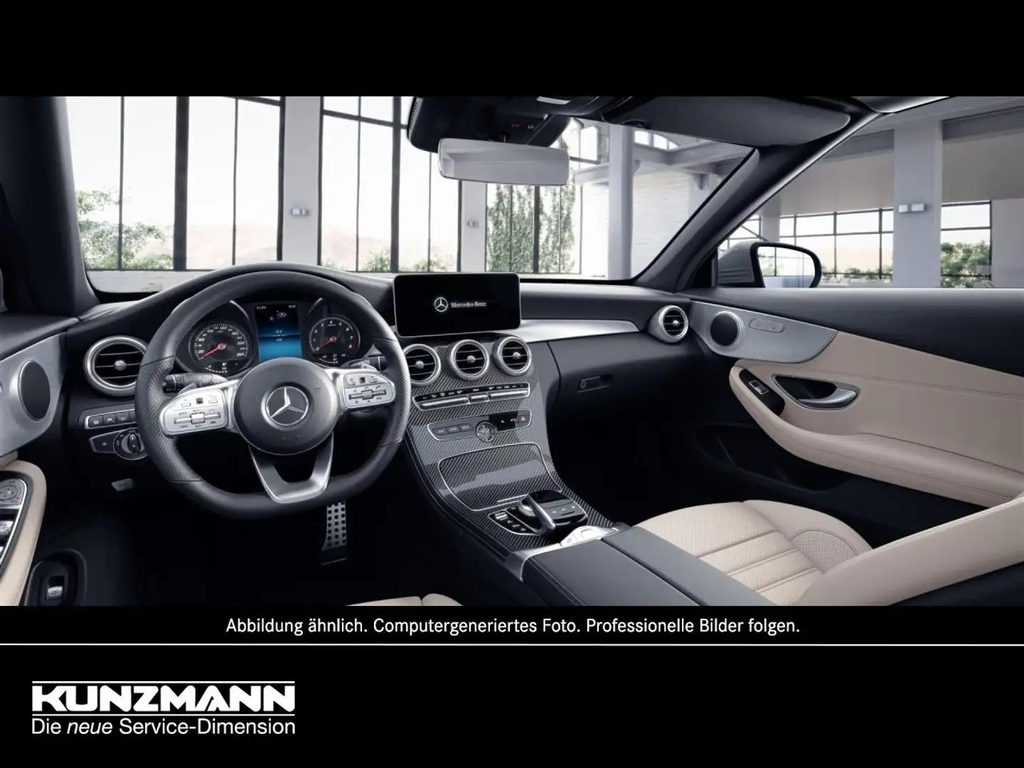 Mercedes-Benz C 200 4M Cabrio AMG Comand Distronic HeadUp 360° Weiß - 2