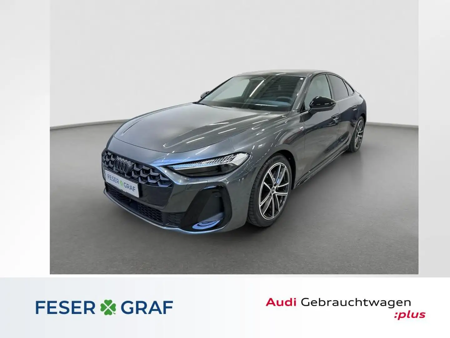 Audi A5 Lim. TDI qu. 150 kW S tronic AHK S Line 360° Grau - 1