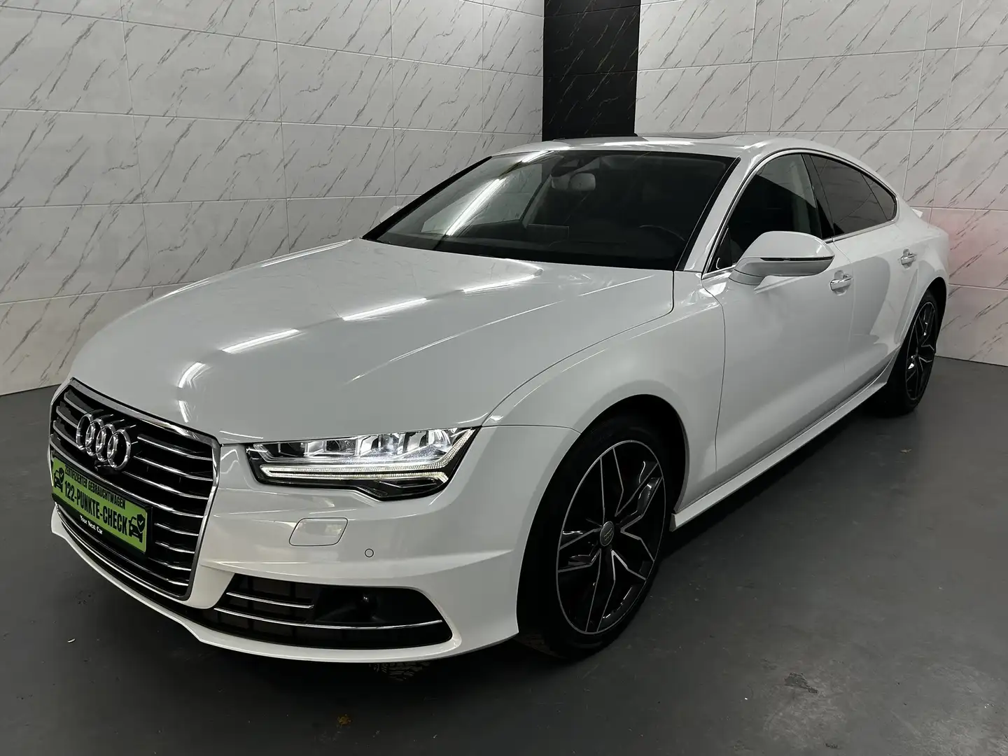 Audi A7 ACC+Memory+Head-Up+Leder+Panorama+Keyless+LED Weiß - 1