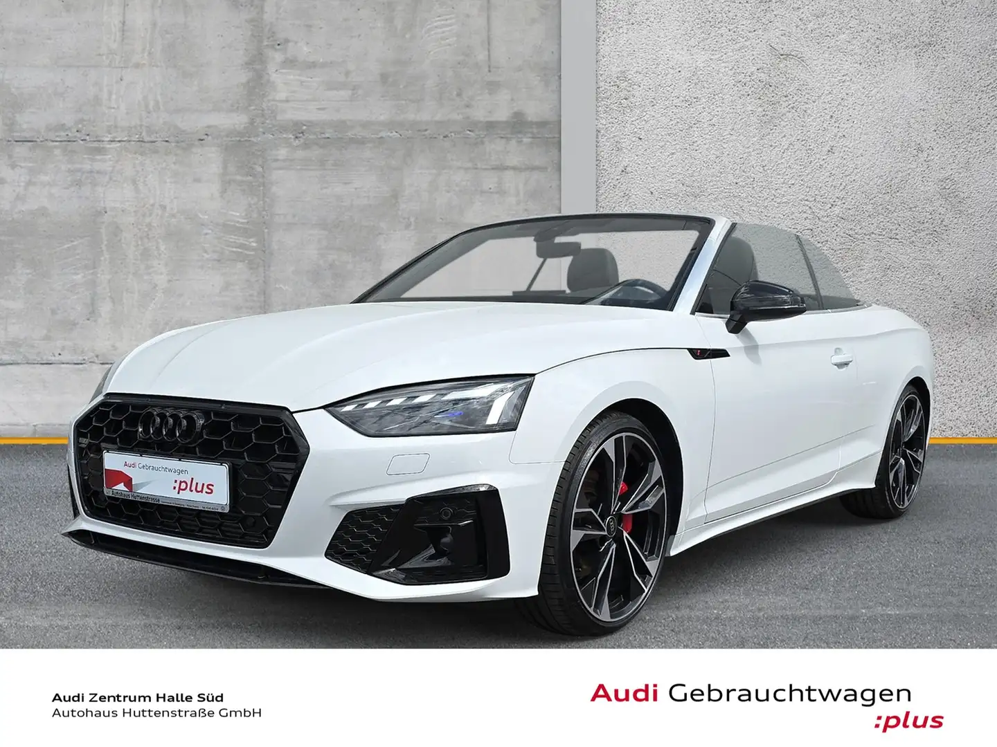 Audi A5 Cabrio 40 TFSI S line competition plus LASER VI... Weiß - 1