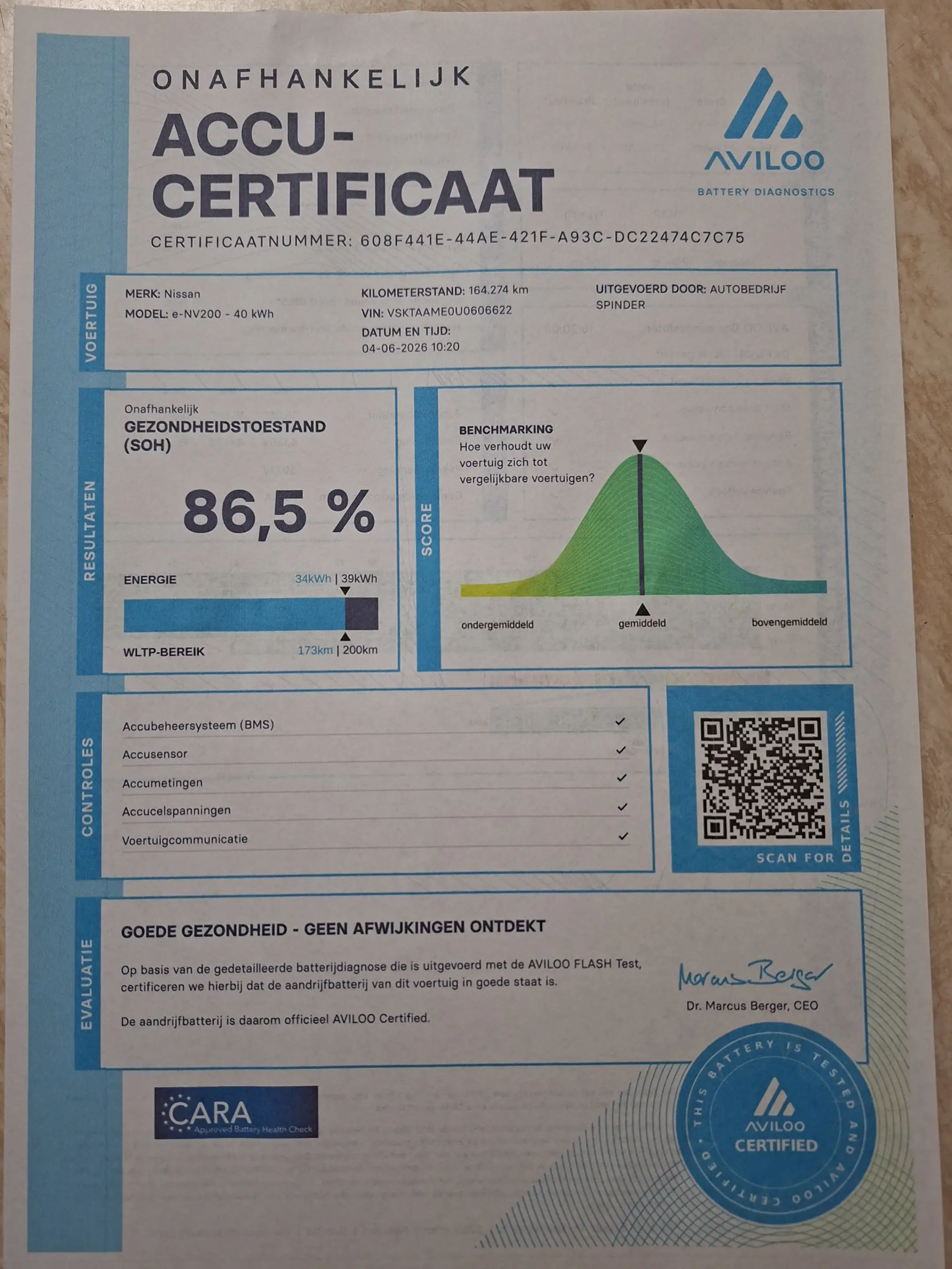 Nissan E-NV200 Evalia 40KWH 12350.- EX BTW SOH 86.5% 7-PERS ROLST — photo 11