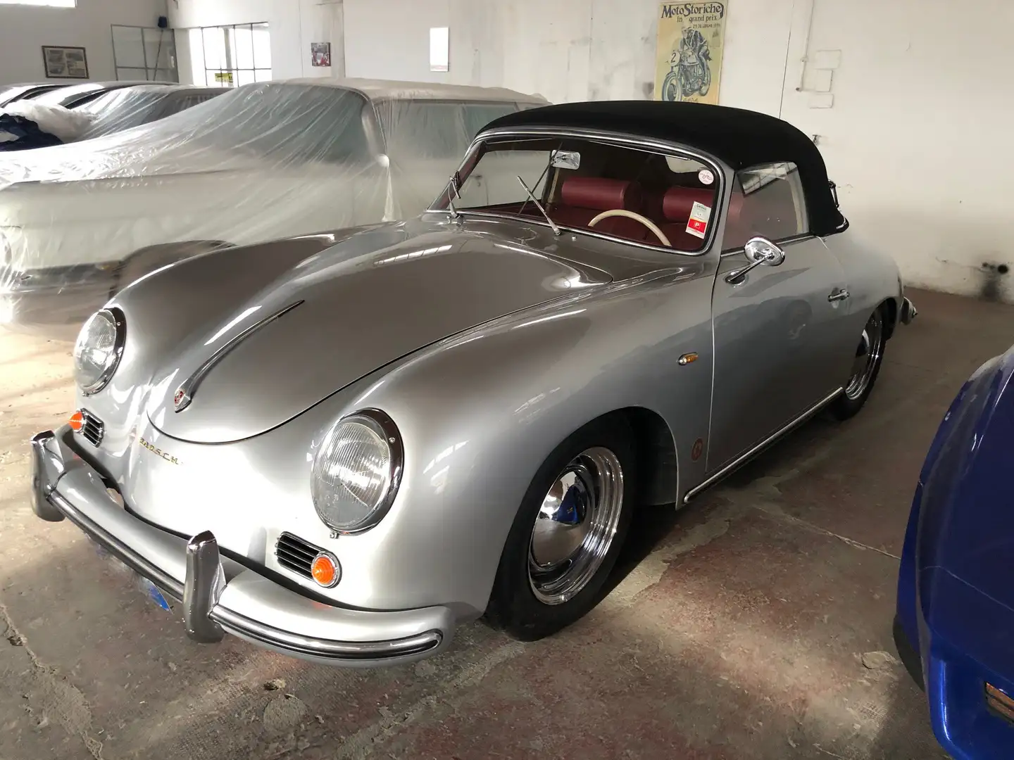 Porsche 356 A 1600 ROADSTER srebrna - 1