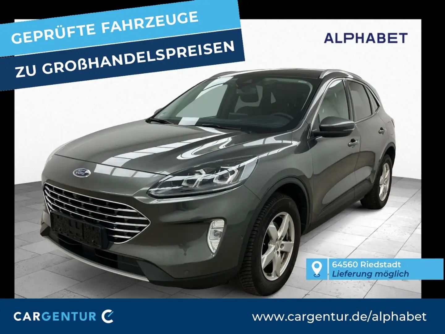 Ford Kuga 2.0 EcoBlue Titanium SpoSi ACC LED Navi Grigio - 1
