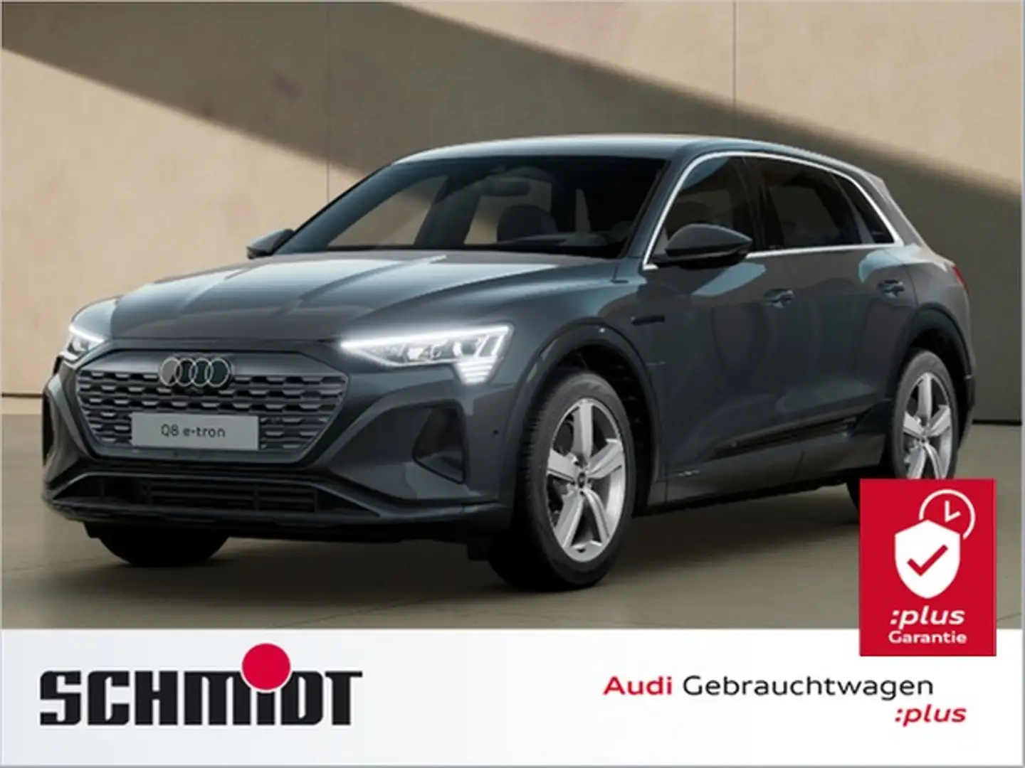 Audi Q8 e-tron 55 quattro Advanced Matrix LED Navi+ LM20 AHK HuD Grau - 1
