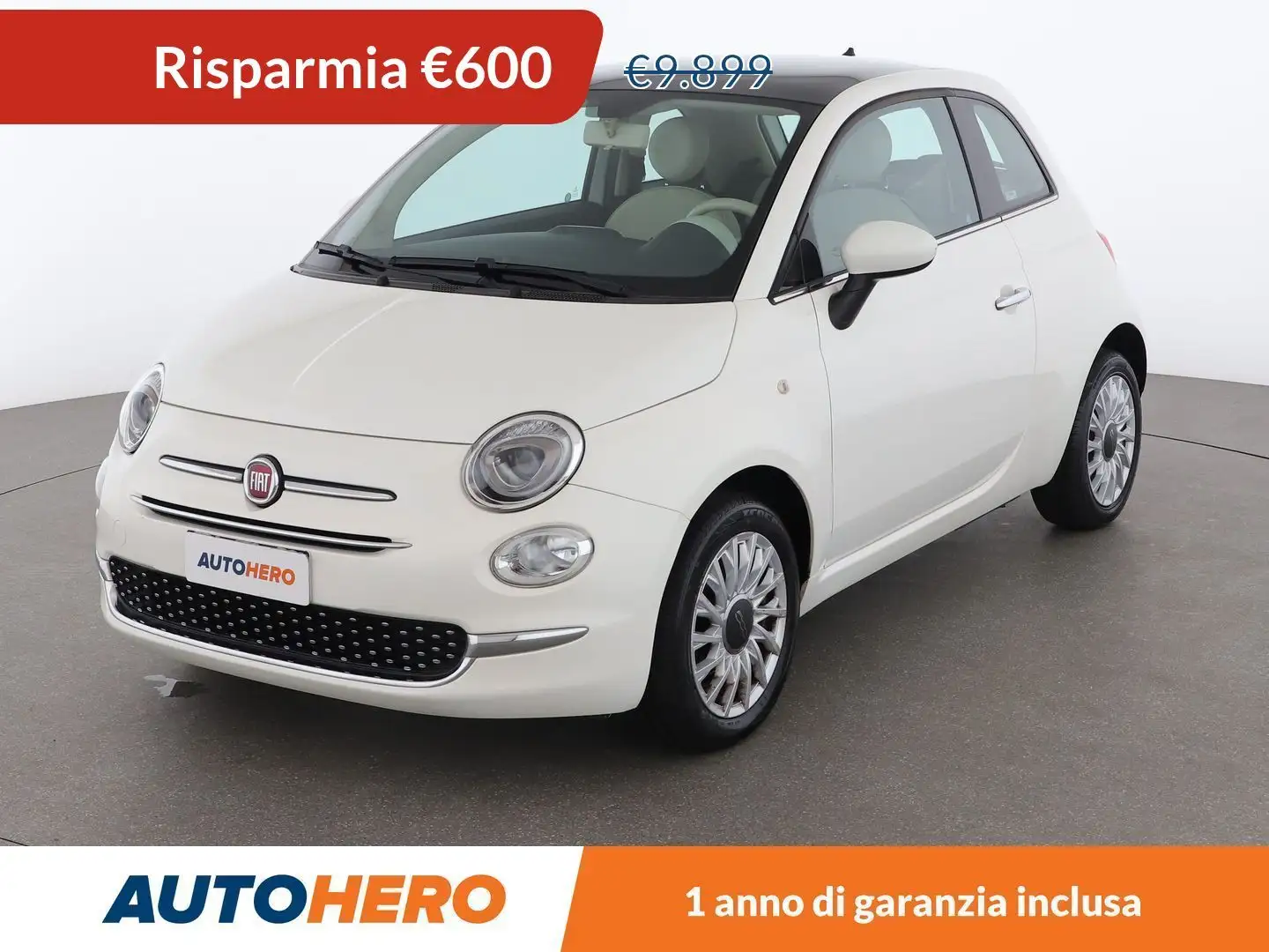 Fiat 500 1.2 Lounge Alb - 1