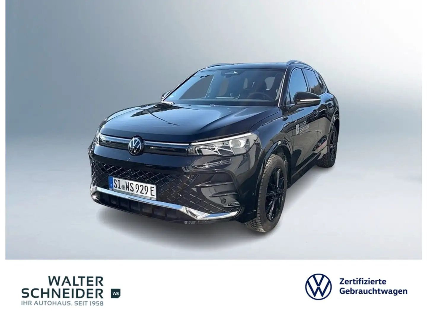 Volkswagen Tiguan R-Line 1.5 eHybrid DSG Navi AHK Pano 20" Schwarz - 1