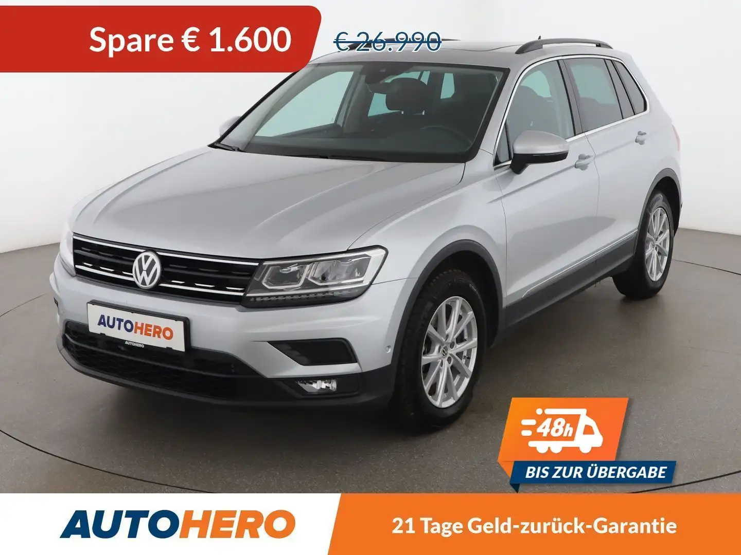 Volkswagen Tiguan 1.5 TSI ACT Sky Aut. *PANO*LED*ACC*CAM*SPUR*SHZ* Grau - 1