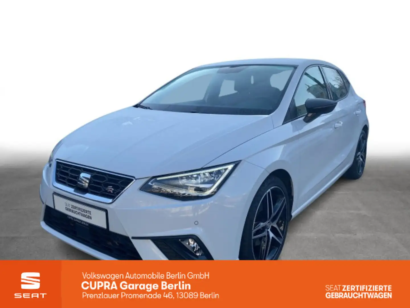 SEAT Ibiza 1.0 TSI DSG FR Navi LED SHZ ACC PDC Weiß - 1