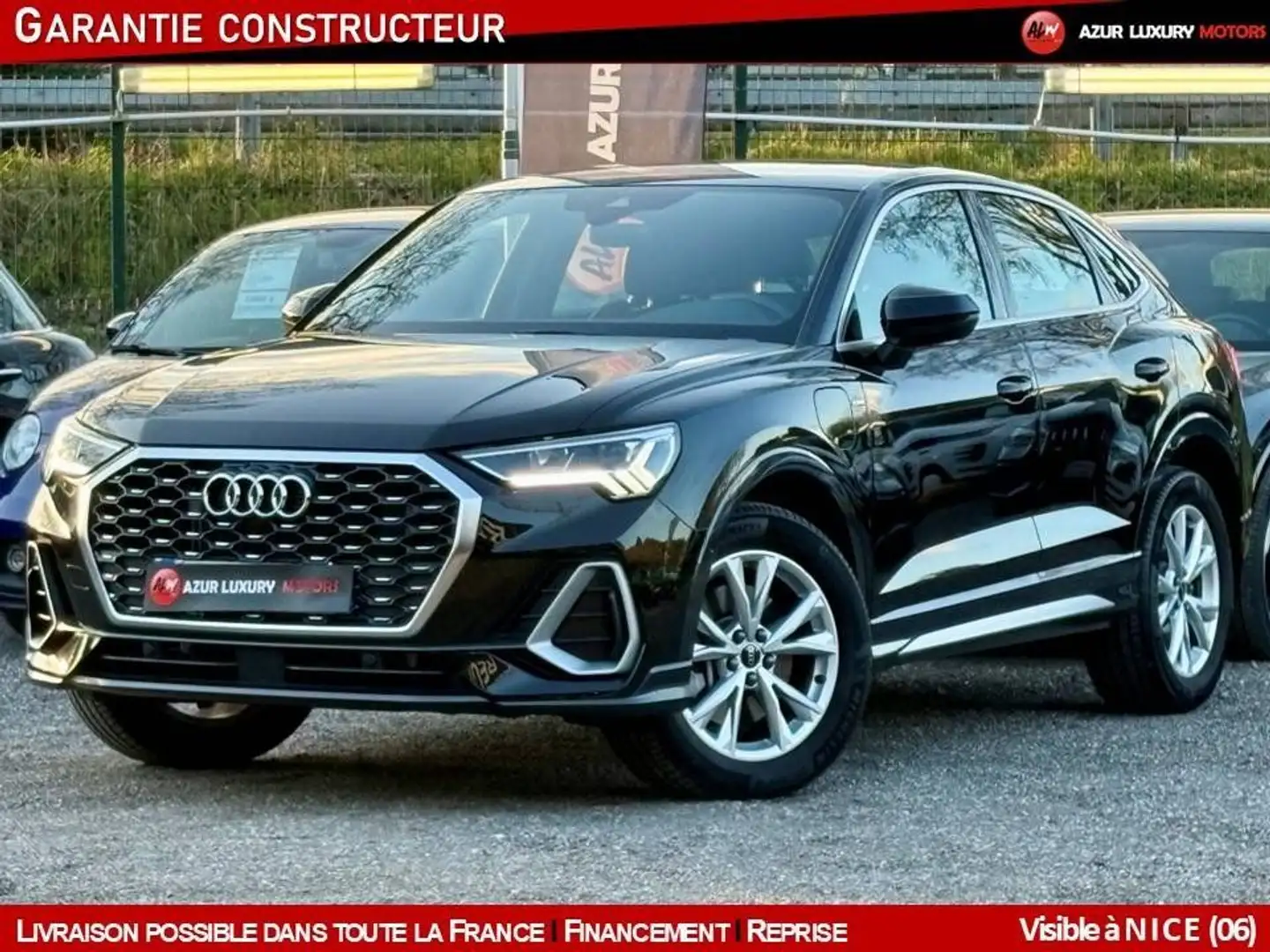 Audi Q3 II 45 E-TFSI 245 S-LINE Noir - 1