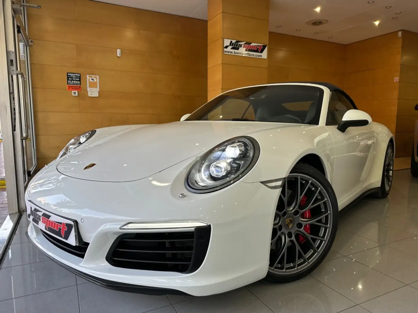 Porsche 991 Carrera 4 S Cabriolet PDK Blanco - 2