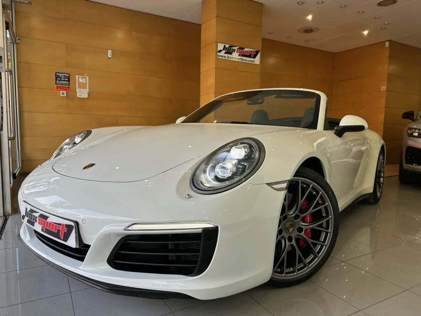 Porsche 991 Carrera 4 S Cabriolet PDK Blanco - 1