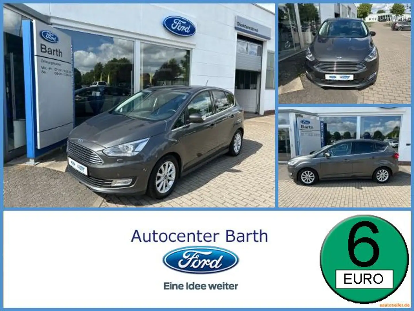 Ford C-Max 1.0 EcoBoost Titanium BiXenon Winter-Paket Grau - 1