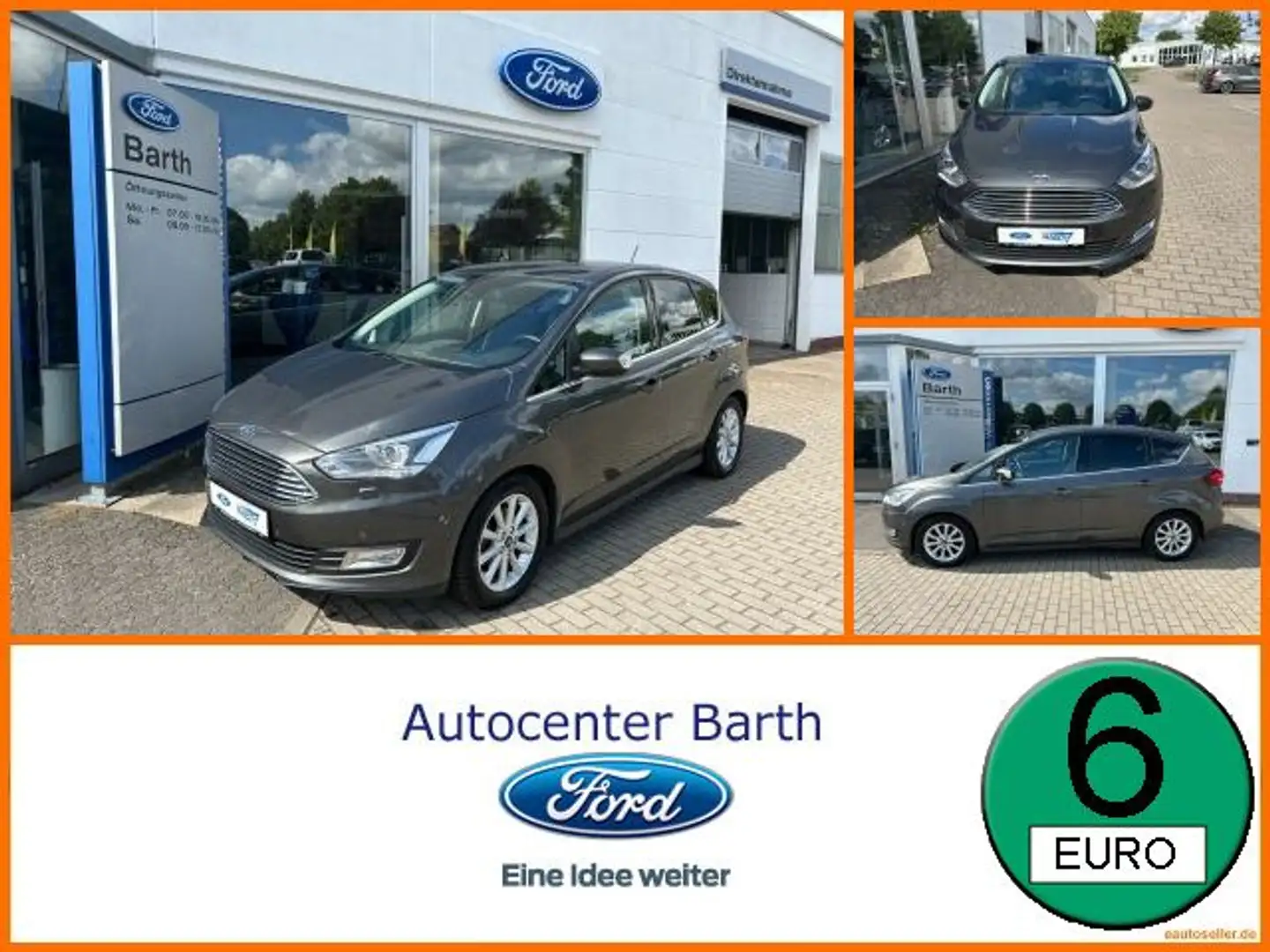 Ford C-Max 1.0 EcoBoost Titanium BiXenon Winter-Paket Szürke - 1