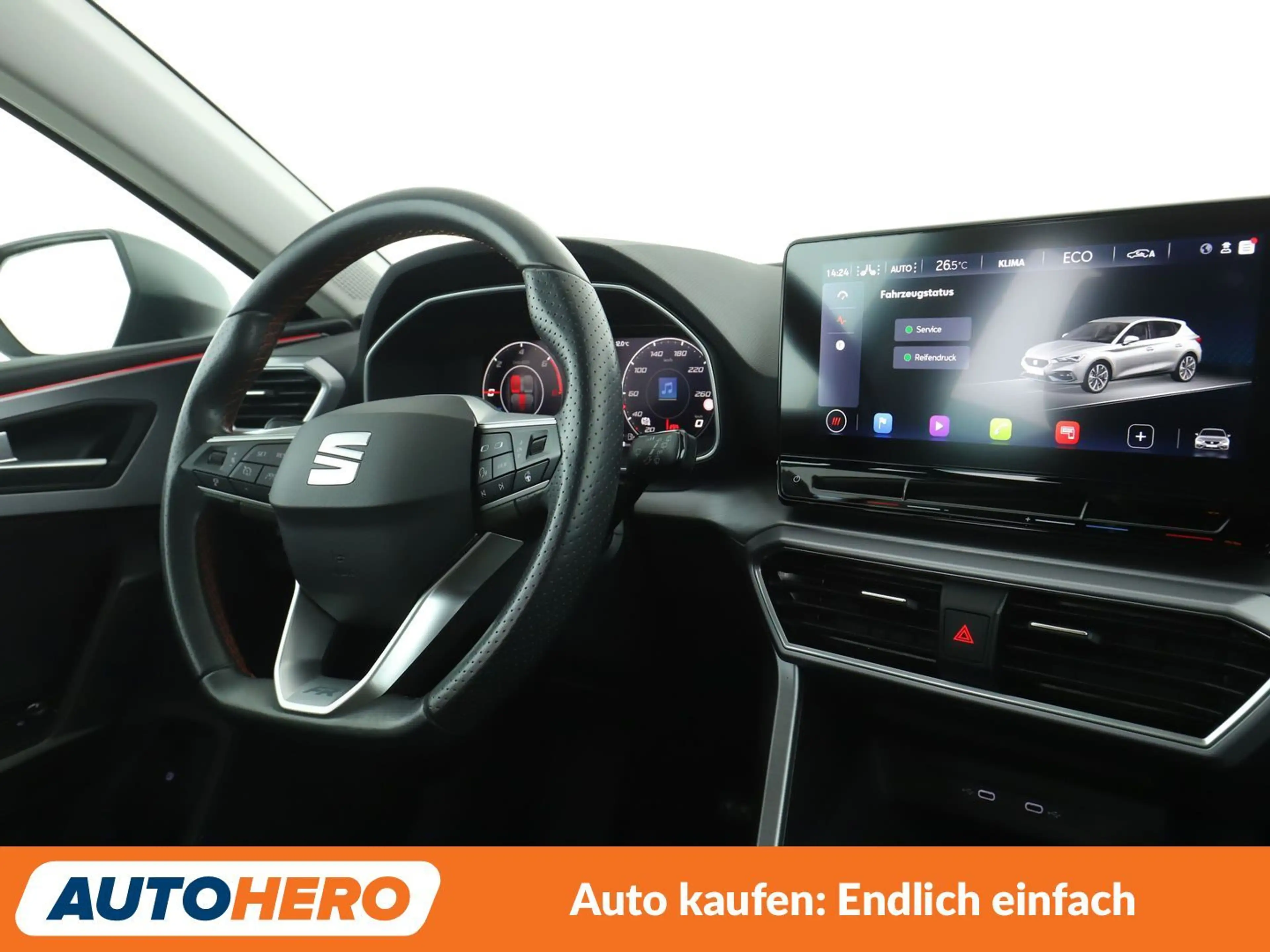 SEAT Leon e-Hybrid 1.4 TSI e-HYBRID FR Aut*NAVI*LED*ACC*PDC*SHZ* — photo 13