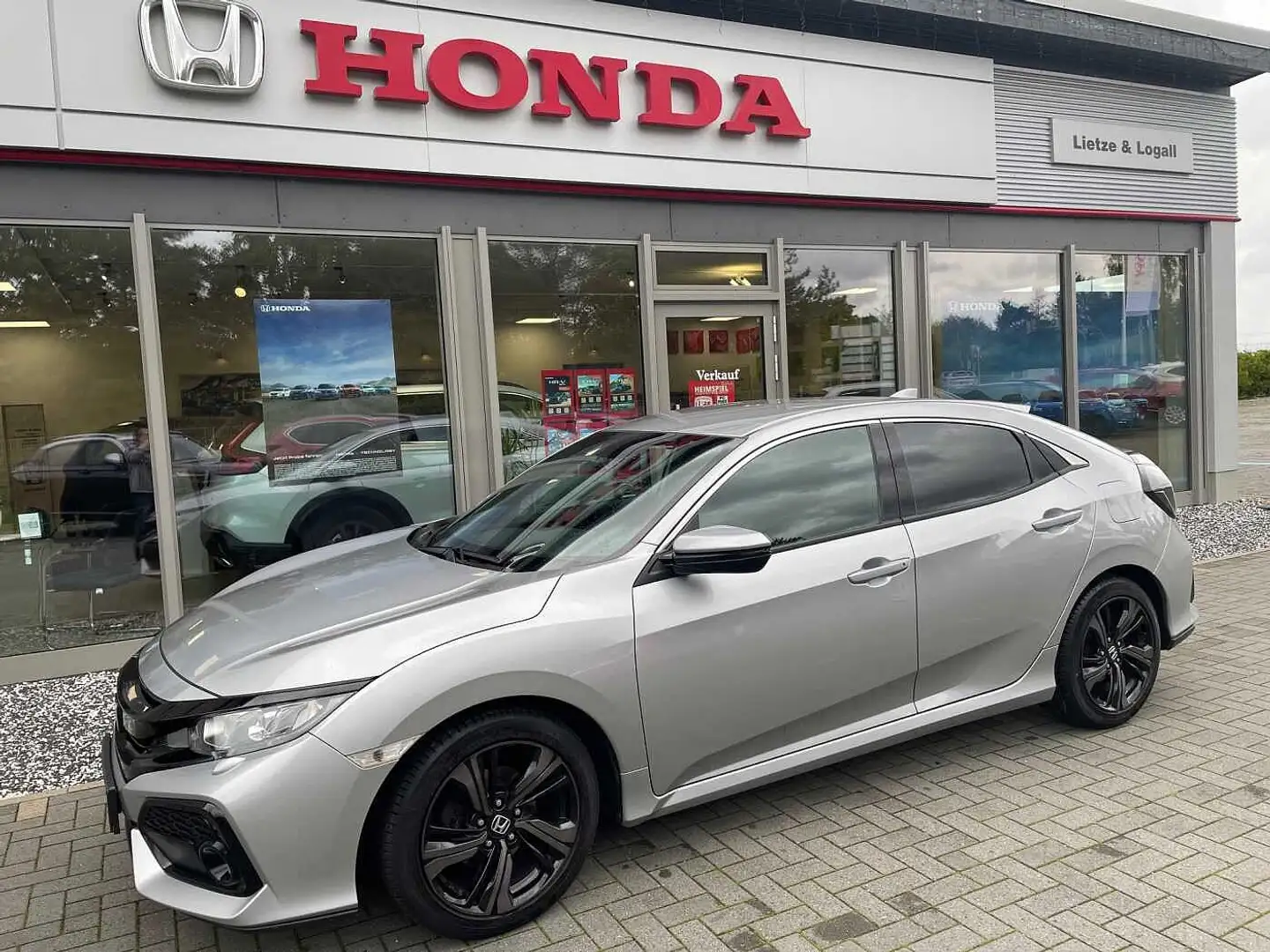 Honda Civic 1.0 i-VTEC Turbo Elegance Zilver - 1