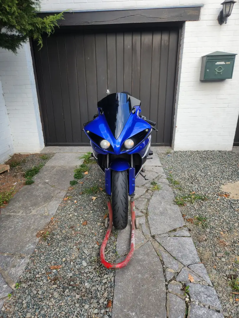 Yamaha YZF-R1 akrapovic d origine Bleu - 1