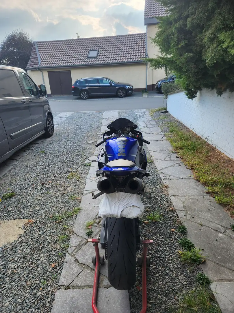 Yamaha YZF-R1 akrapovic d origine Bleu - 2