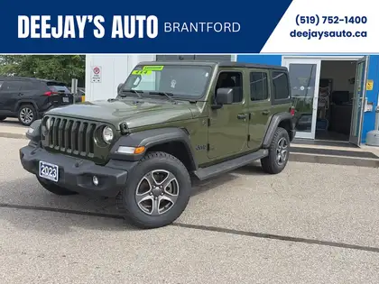 Green 2023 Jeep Wrangler SUV / Crossover Four-Wheel Drive Automatic