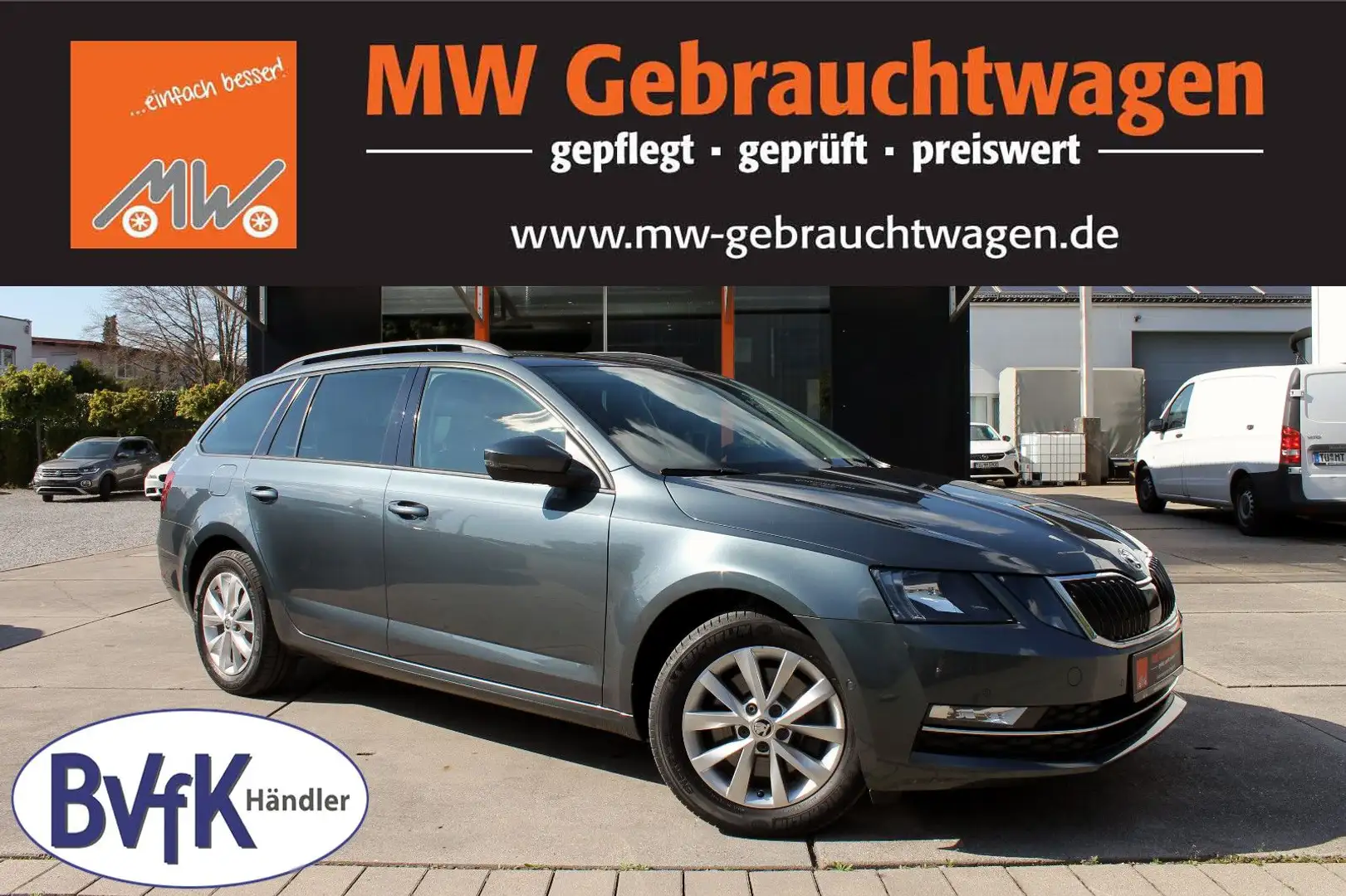 Skoda Octavia Combi 1.5TSI Style CANTON ACC SHZ KAM BT Gris - 1