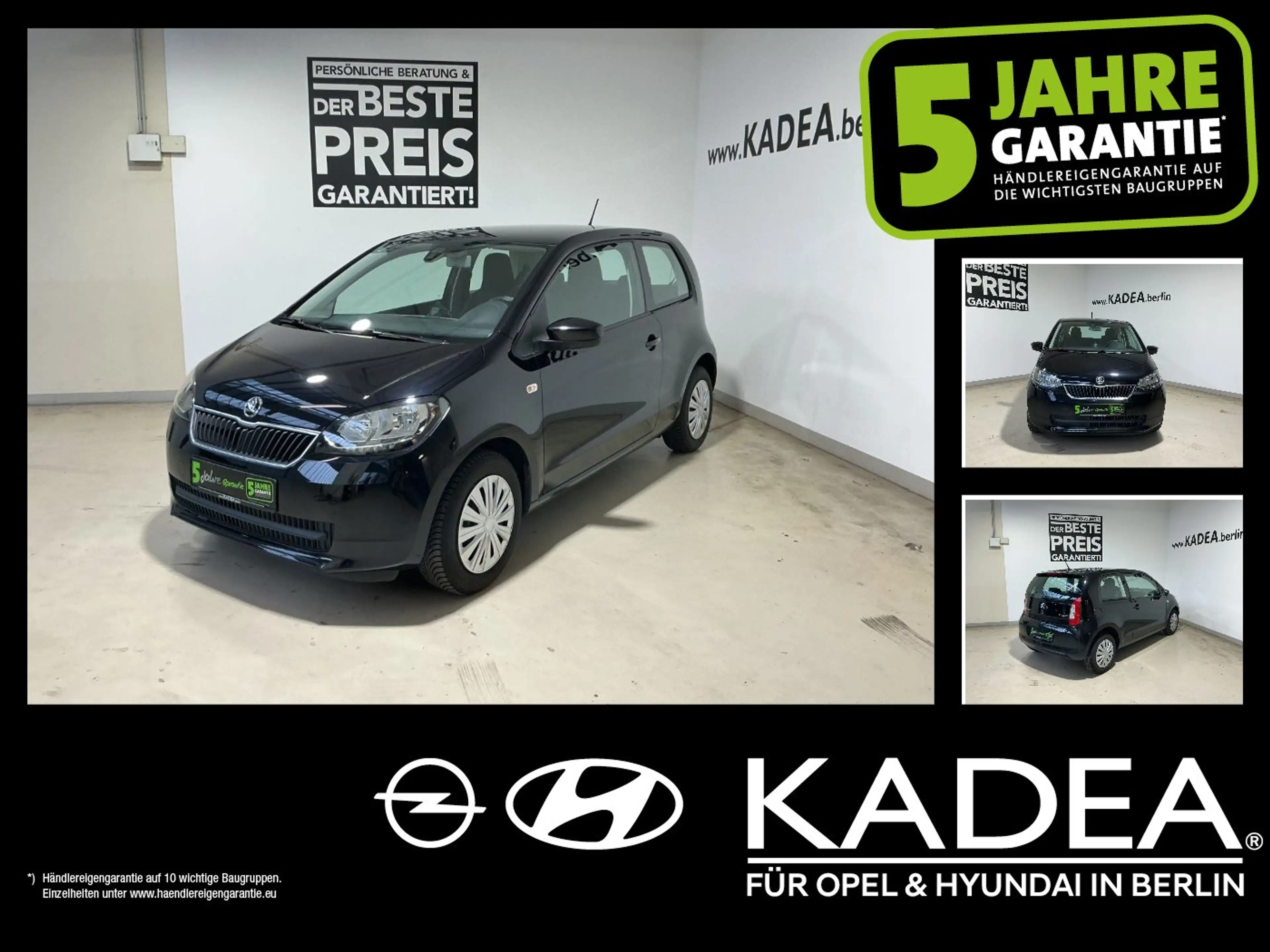 Skoda Citigo 1.0 5 J. Händlergarantie inkl.