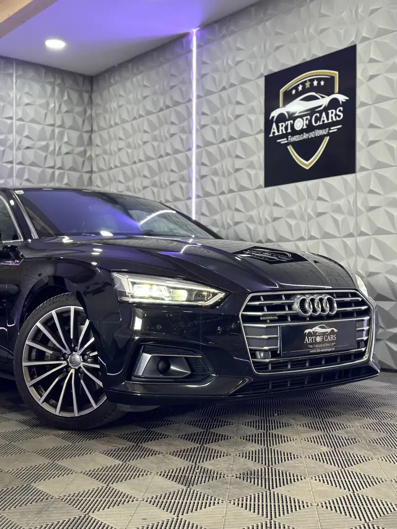 Audi A5 3x S-LINE/Virtual Cockpit/Leder/SHZ/PDC/Navi/ Negro - 2
