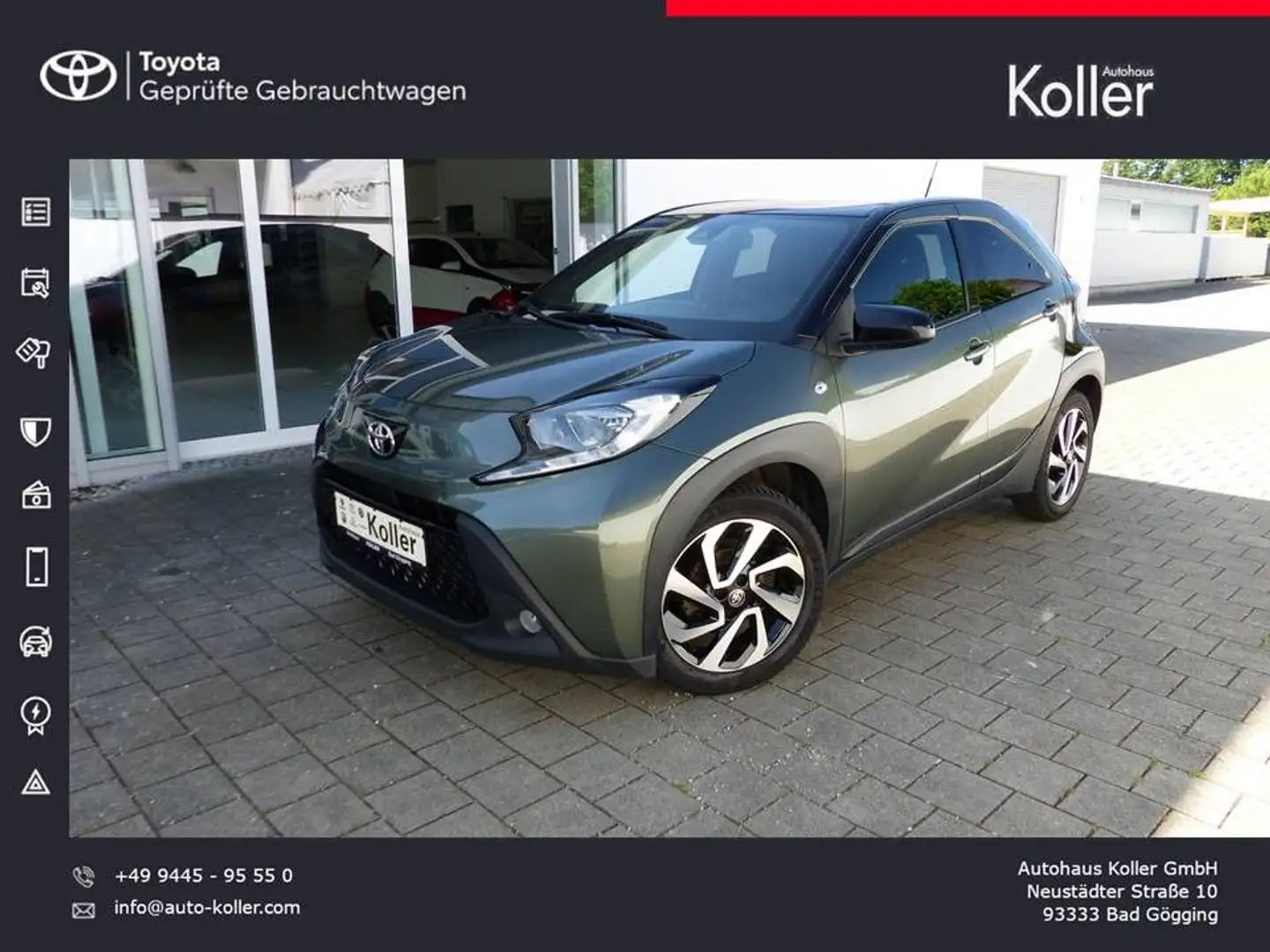 Toyota Aygo X Pulse Kamera CarPlay Tempomat SHZ Alu Groen - 1