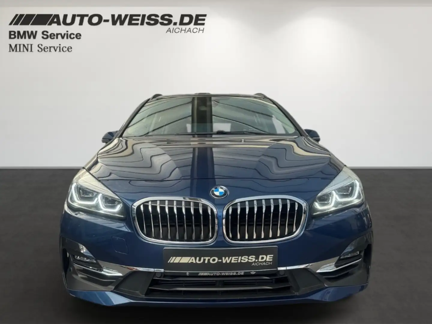BMW 216 Gran Tourer i+7-SITZE+LEDER+HUD+SHZ+HIFI+AHK Blu/Azzurro - 2