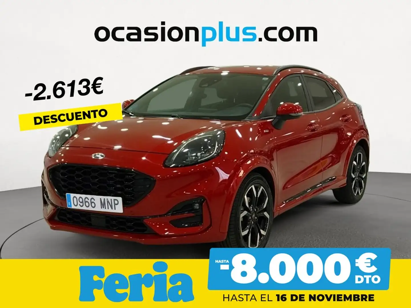 Ford Puma 1.0 EcoBoost MHEV ST-Line X 125 Rood - 1