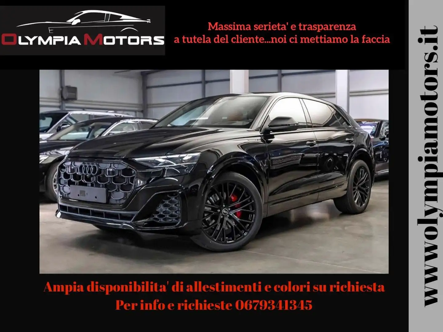 Audi Q8 55 TFSI 340CV COMPETITION TETTO MATRIX 22 KAMERA Nero - 1