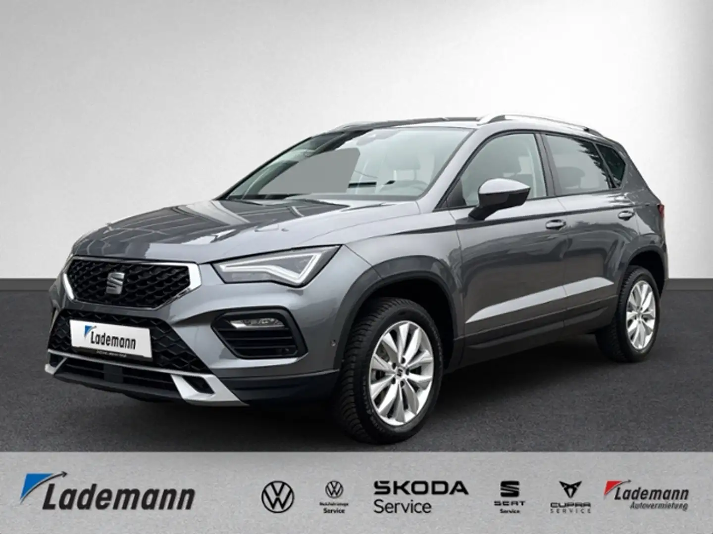 SEAT Ateca 1.5 TSI DSG STYLE AHK+KAMERA+NAVI+eHECK+LE Grau - 1