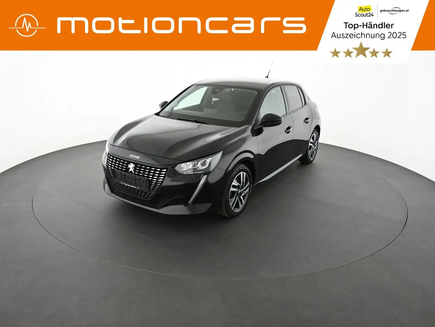 Peugeot 208 1.2 PureTech 100 Allure Pickerl NEU Schwarz - 1